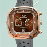 Tag Heuer Silverstone Men 43mm SilverstoneBRSR-001 Rubber Band Brown Dial: A Timeless Masterpiece